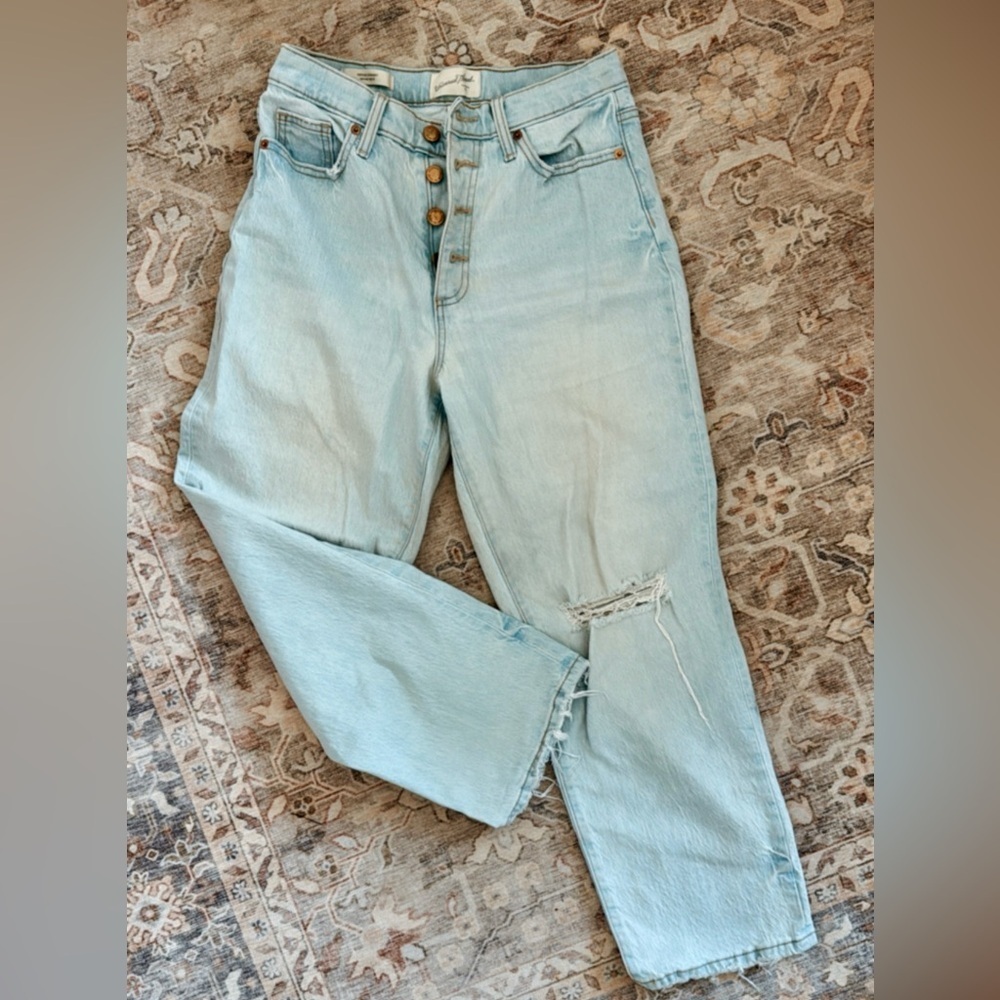 Universal Thread Button Fly Vintage Straight Jeans - image 1
